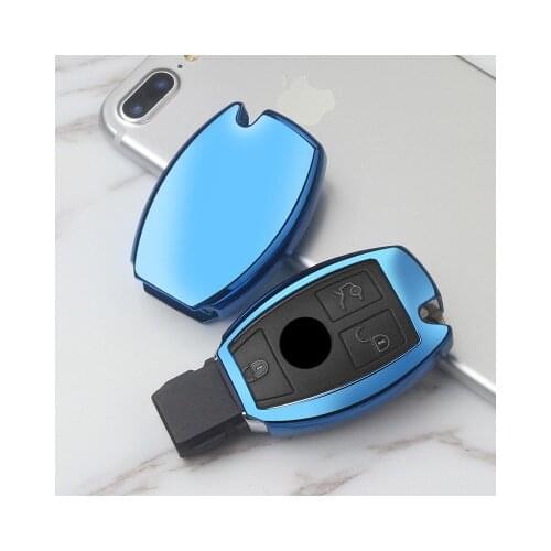 New Car styling soft TPU Car Key Cover Case Shell Bag Protective For Mercedes Benz C Class W205 GLC GLA Car Accessories