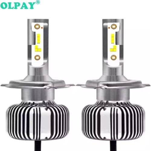 OLPAY 2PCS Car headlight Lamp H7 LED Bulbs H4 LED H1 H7 H8 H11 Headlamps Kit 9005 HB3 9006 HB4 For Auto 12V LED Lamp 60W 6000LM