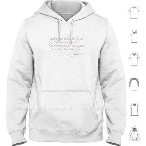 Under The Stars. Kerouac Hoodie Long Sleeve Jack Kerouac Beat Generation On The Road Beatnik Hipster Hippie Bukowski