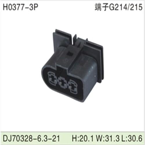 Free shipping 500pcs DJ70328-6.3-21 6.3mm 3Pin AMP Car Electrical Wire Connectors for VW,BMW,Audi,Toyota,NISSAN AND other