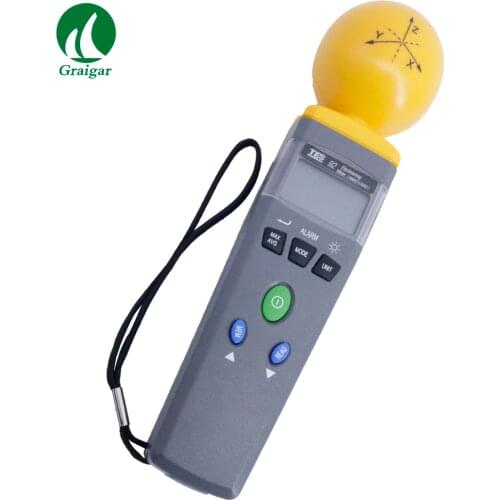 TES-92 Handheld Electromagnetic Radiation Detector EMF Meter Measuring Range 38mV/m to 11V/m