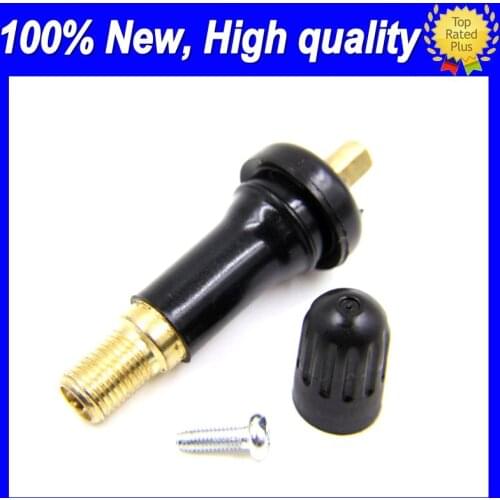 100 PCS Universal TPMS Tire Pressure Monitoring System Tire Valve Stems Anti-explosion Snap In High Sensor Metal Tire Valve Stem