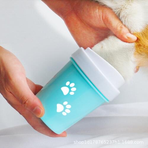 Dog Paw Cleaner Cup Portable Soft Silicone for Dogs Foot Wash Tool Pet Feet Washer Cat Dirty Paw Cleaning Wash Bath Brush Cup