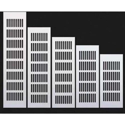 Vents Perforated Sheet Aluminum Air Vent Ventilator Grille Cover Ventilation For Closet Shoe Air Conditioner home Decor cover