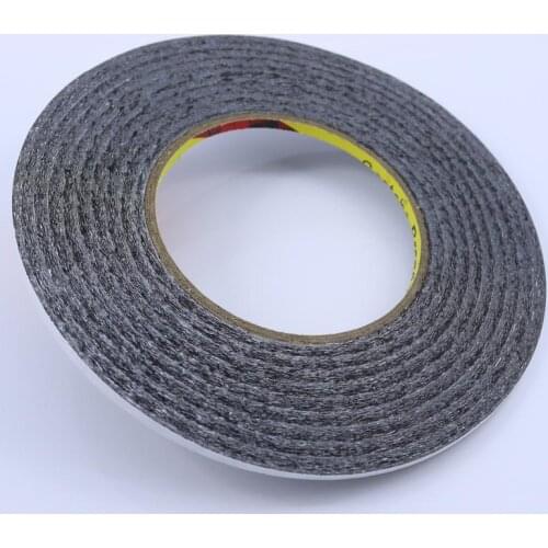 YuXi (4mm* 50M) 3M Two Sides Black Adhesive Tape Glue for Samsung Galaxy Sony iphone ipad Phone Touch Screen LCD Display
