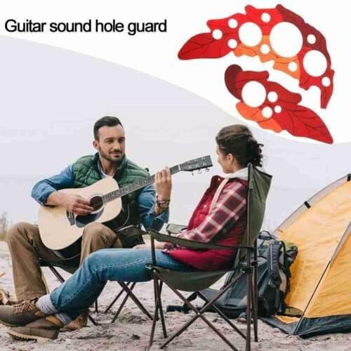 2pcs/set Guitar Protection Board Guitar Sound Hole Pickguard Guard Pick Sticker Guard F2X3