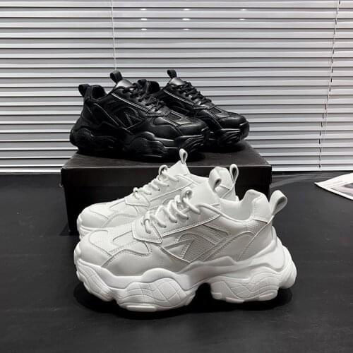 2020 Autumn Woman Old Dad Shoes Fashion Sneakers Luxury Brand Platform Sports Casual Shoes Chunky Running Shoes Women Black