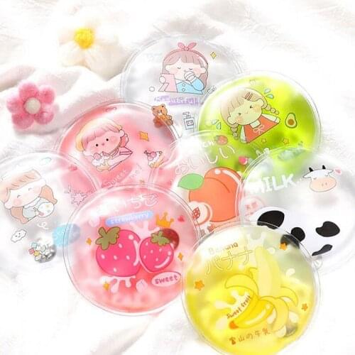 Winter Cartoon Warm-fitting and Fast Self-Heating Handbag Reusable Gel Hand Warmer Cute Word Print Instant Heating Pack MINI