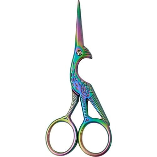 1Pcs Stork Shape Sewing Scissors - Embroidery Craft Cross Stitch Sewing Knitting Vintage Scissors Pattern 4.5 inch