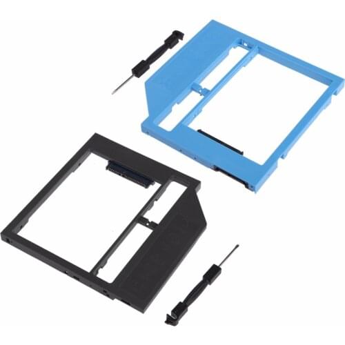 1pc kphrtek Lightweight Second HDD Caddy 2nd SATA To SATA 2.5" HDD SSD 9.0mm Enclosure For Laptop CD ROM