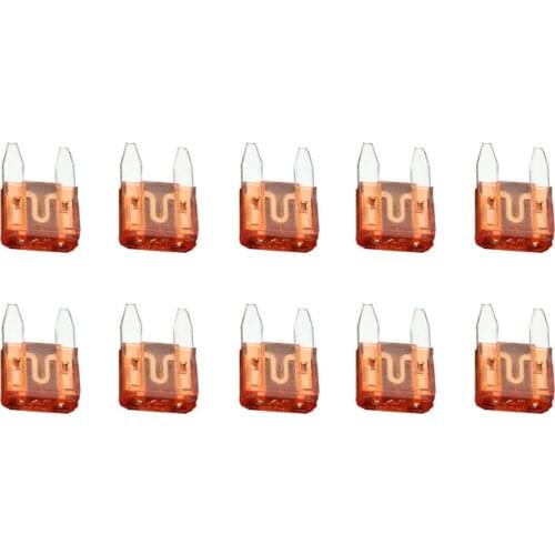 100 PCS 40A Small Fuse, Automotive Fuses Blade,The fuse Insurance insert The insurance of xenon lamp piece Lights Fuse