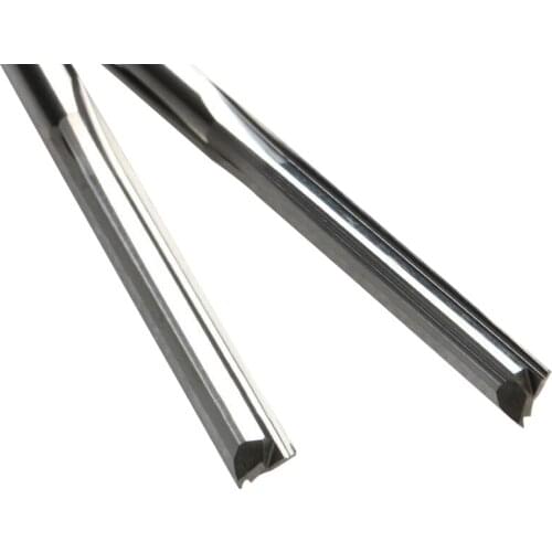 2pcs Two Flute Straight 6.0*42mm knife Milling Cutter Wood Woodworking Cutters Engraving MDF, Acrylic