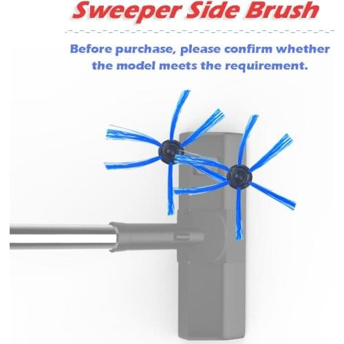 2pcs Replacement Side Brushes Long Service Life Delicate for Philips FC8820/8810/8710 Robot Vacuum Cleaner 150x150x30mm