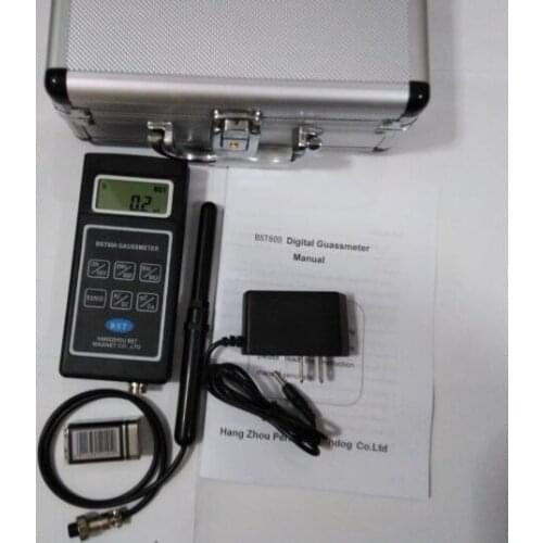 BST600 0~200MT~2000MT Gaussmeter/Teslameter , AC / DC Magnetic Field Gauss Meter BST-600