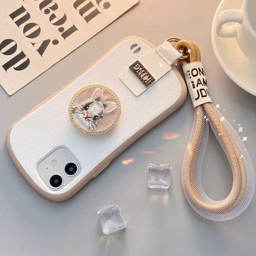 For Iphone 11 Promax 12 Pro Case Rabbit Small Waist Silicone Soft Shell for Iphone 11 12 X Cover for Christmas Girlfriend Gift
