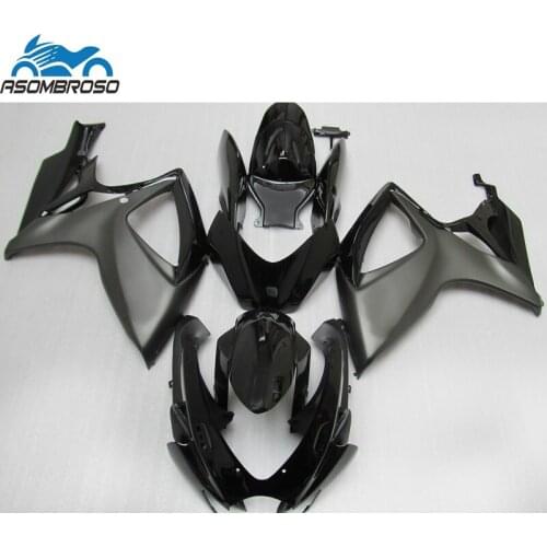 Hot sale Fairing kitfor SUZUKI K6 K7 Injection Molding GSXR 600 750 2006 2007 black gsxr600 fairings LD41