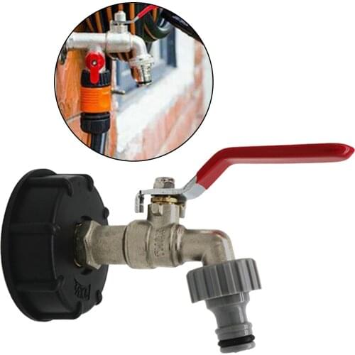 Brass Yard Garden IBC Water Tank Adapter Hose Connector Fine Thread Fitting