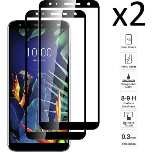 LG K40, Set 2 pieces tempered glass screen protector antira