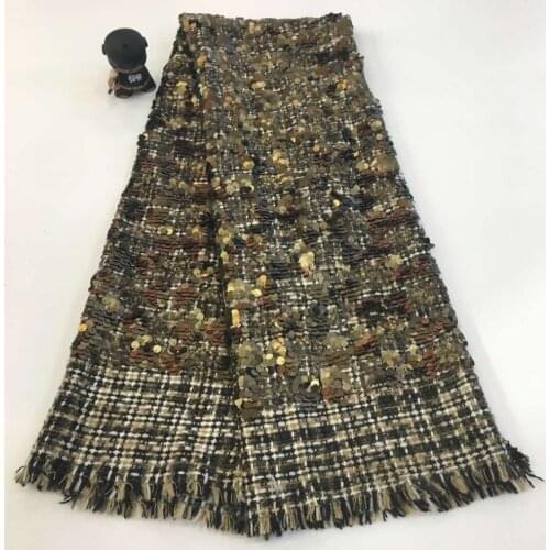 Lovely ZH-2211 embroidery net lace with sequins special soft tulle mesh lace for wedding dress