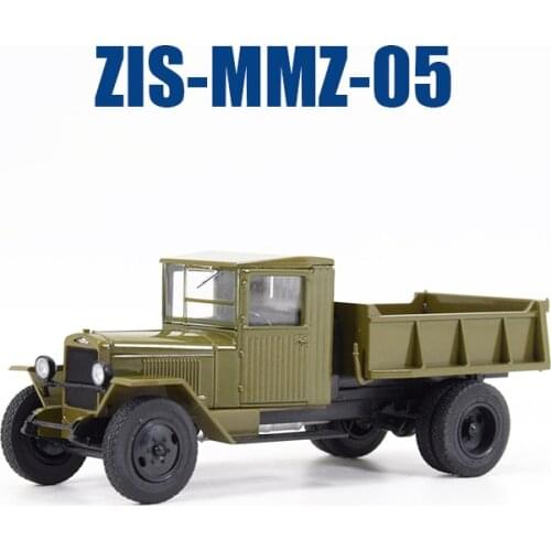 Diecast 1/43 Russian ZIS Dump Truck ZIS-MMZ-05 Alloy High Simulation Car Model Toy