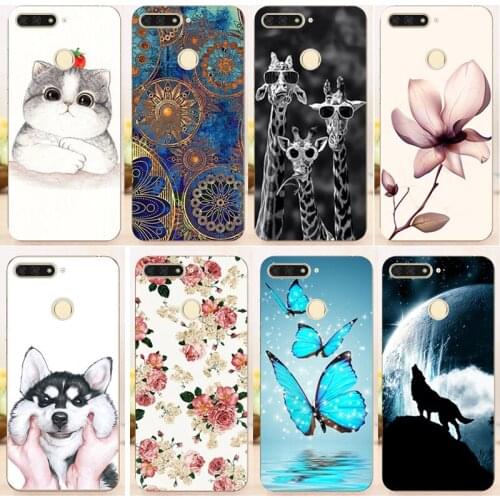 Soft Case for Huawei Honor 7A 7 A Pro 5.7 inch Fashion Cartoon For Huawei Honor 7 A PRO 7A Pro 7A Prime Silicon Soft Cover