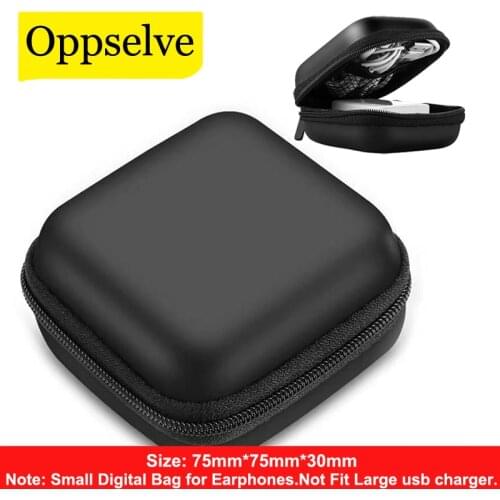 Oppselve Mobile Phone Accessories Storage Package Portable Mini Case For Earphone/USB Cable/ Charger/ USB Drive/ Memory Card Bag