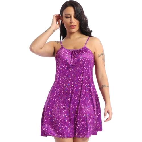Plus Size Boho Dress Women Fashion Floral Print Loose Spaghetti Strap Summer Beach Sleeveless Sundress Ruffled A-Line Mini Dress
