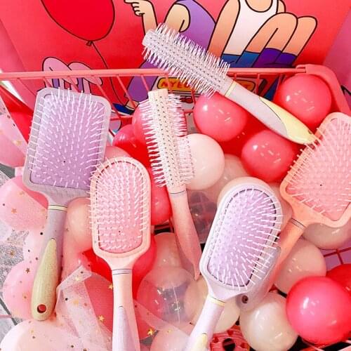Hair Scalp Massage Comb Hairbrush Women Wet Curly Detangle Hair Brush for Salon Hairdressing Styling Tools