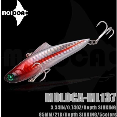 Fishing Lure Vibration Hard Sinking Baits Weight21g VIB Pesca Wobblers For Pike Fish Tackle Saltwater Lures Isca Artificial Bait