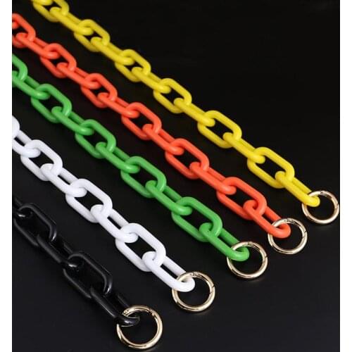 1 PC 37 cm Detachable Replacement Shoulder Strap Bag DIY Acrylic Resin Handbag Chain Plastic Strap for Women Bag Accessories