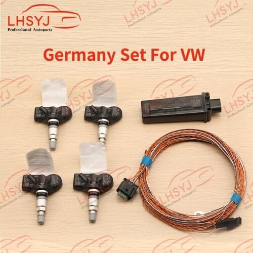 4 Pieces Tire Pressure Sensor TPMS Tire Pressure Monitoring System 5Q0907275B for VW MQB Car For AUDI Q7 A5 for Skoda