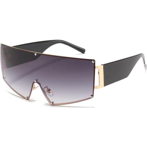 Fashion Retro Luxury Oversized Sunglasses For Women Men Brand Design Outdoor Driving Street Party Big Large Sunglasses Eyewear