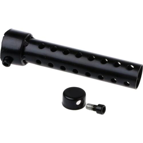 35mm Universal Motorcycle Exhaust Can DB Killer Silencer Muffler Baffle Black