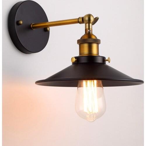 Vintage Wall Lamps Retro Wall Sconce Indoor Lighting for Living room Bedroom Porch Corridor E27 Industrial Loft Light Fixtures