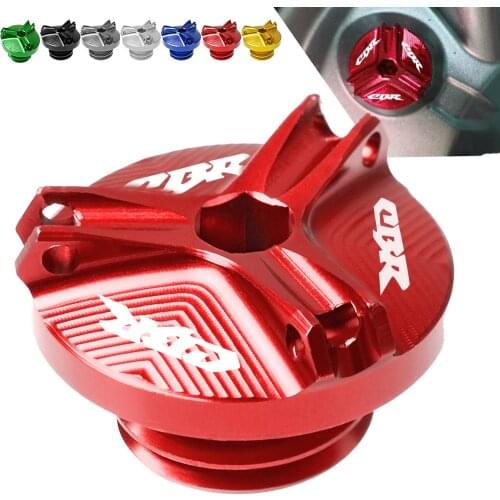 For Honda CBR600RR CBR900RR CBR929RR CBR1000RR CBR 600RR 900RR 929RR 1000RR 600 F2 F3 F4 Engine Oil Filter Cup Plug Cover screws