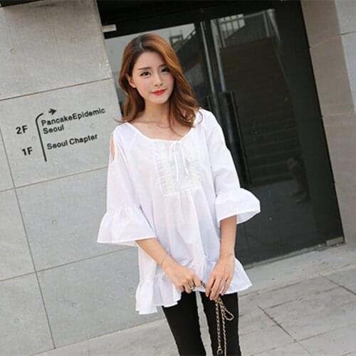 PLUS SIZE Women Ladies Short Sleeve Cotton Loose Tee Shirt Black / White Solid Color Casual Summer Tops t shirt