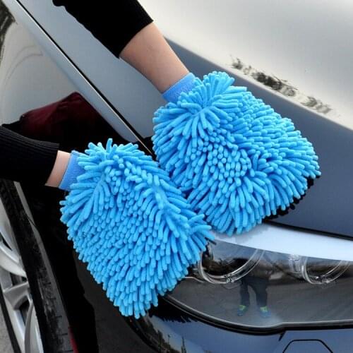 1pcs Car Washing Gloves Cleaning Mitt Wash Glove Maintenance Soft Coral Fleece Car Washing Brush Cloth For Motorcycle Auto E1102