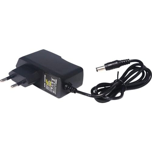 12V AC DC Adapter 100-240V 50-60Hz 18VA Converter Adapter Charger Power Supply EU Plug Black