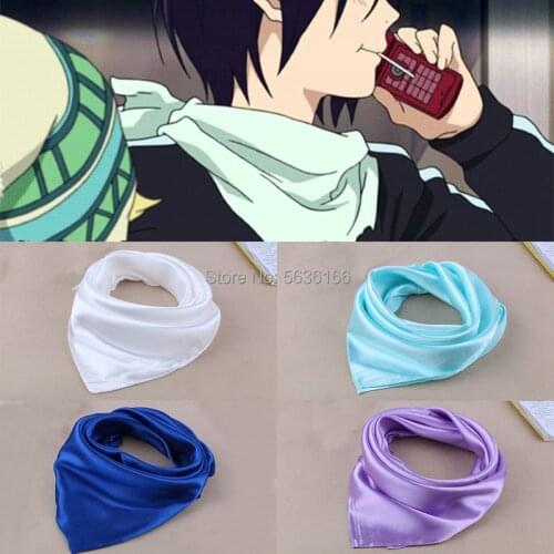 Anime Noragami Yato square scarf wrap cosplay costume accessories 60x60cm rare handmade