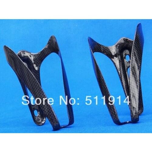 FLX-CG-D11 brand new full carbon glossy mtb road bike TT water bottle cage (2 pcs cages)