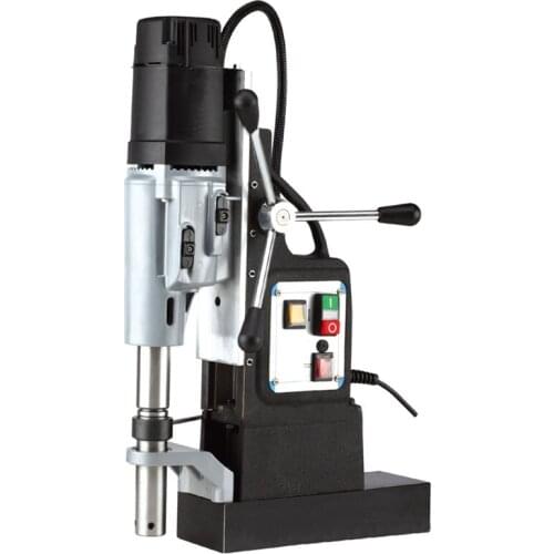 MAG120-4 1800W Magnetic Drill 24000KN Magnetic Tapping 4-Speed Adjustable Magnetic Seat Drill Black Electric Tool