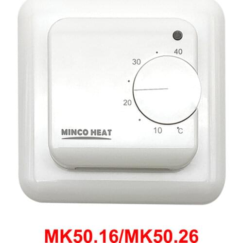 MK50.16/MK50.26 Electric Floor Heating Temperature Controller AC220V 16A Room Thermostat
