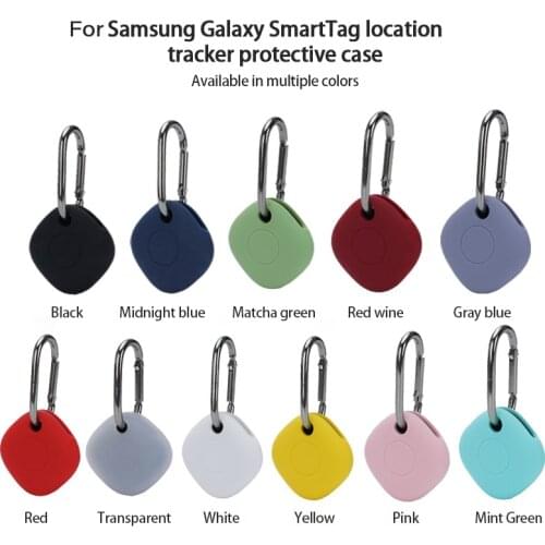 Soft Silicone Earphone Case For Samsung Galaxy SmartTag Anti-scratchProtective Headphones Case Cover Bumper Earphone Accessories