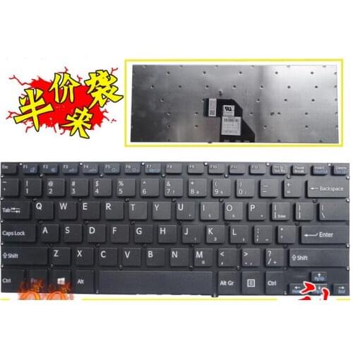 New Laptop Keyboard for SONY SVF14 SVF142A23T SVF143A1QT SVF14E US Layout