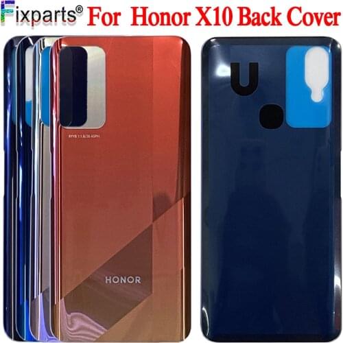 New For Huawei Honor X10 Battery Cover Rear Door Housing Back Case For Huawei Honor X10 Battery Cover