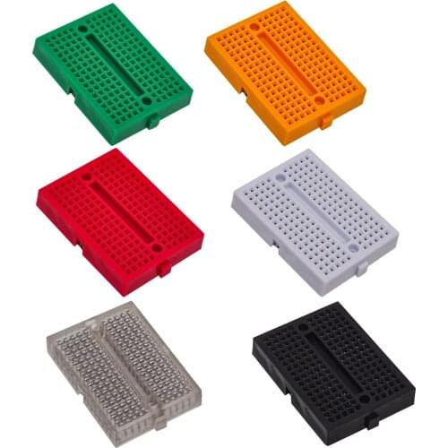 1PCS SYB-170 Mini Solderless Prototype Experiment Test Breadboard 170 Tie-points 35*47*8.5mm