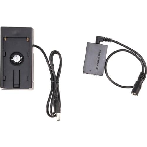 LP-E12 Dummy Battery Plate +F970 Battery Plate For Canon EOS M M2 M10 M50 M100 M200