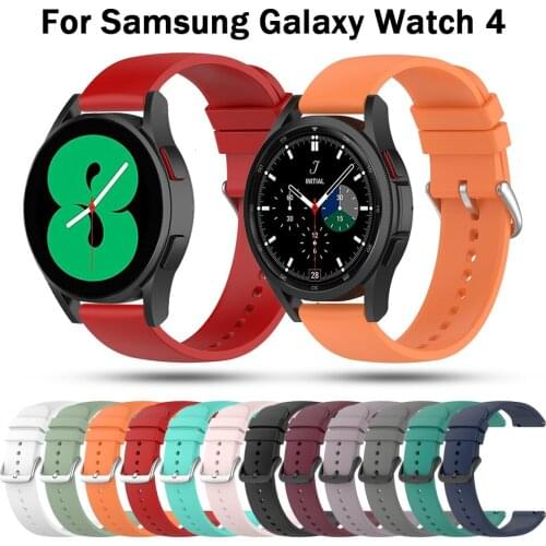 20mm Watch Strap For Samsung Galaxy Watch 4 Active 2 40mm 44mm Band Sport wrist bracelet samsung galaxy watch4 classic 46mm 42mm