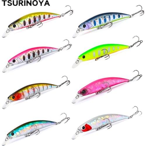 TSURINOYA DW96 Minnow Fishing Lure 80mm 12g Large Trout Pike Rockfish Hard Bait Quality Professional Sinking Wobblers Crankbait