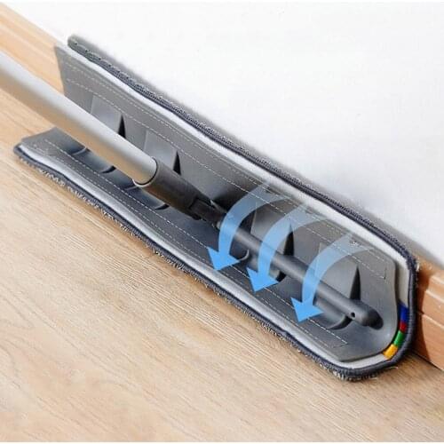 YOREDE Soft Silicone Flat Mops For Washing Floors Microfiber Floor Cleaning Mop For Home And Kitchen Bathroom Accessories Sets